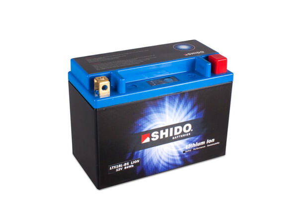 Shido LTX18L-BS Lithium Batteri 12V, 7Ah, 78Wh, 175x87x130 